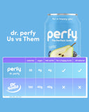 PERFY Caffeine Free Healthy Soda Classics Variety | Real Fruit Juice – Low Sugar Nootropic Drinks with L-Theanine + Turmeric or Ashwagandha | Calming Functional Mocktail Sampler | Sweetened with Stevia & Monk Fruit | Keto + GLP-1 Friendly