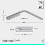 Logitech Mobi Fold Foldable Wireless Mouse with Quiet Click, Off-White