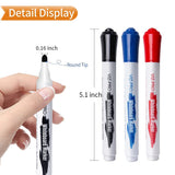 VIZ-PRO Dry Erase Board/Whiteboard, 96 x 48 Inches, Wall Mounted Board for School Office and Home, with 12-Count Markers