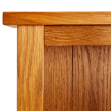 Zexlorith 3-Tier Bookcase - Solid Oak Wood Bookshelf 27.6x8.9x32.3 in