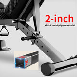Adjustable Weight Bench,Utility Workout Bench Foldable Incline Decline Benches for Home Gym Full Body Workout,Load 330LBS K KiNGKANG