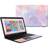 Skin Compatible with Hp 17t Laptop 17.3" (2017) - BeYouTiful | Protective, Durable, and Unique Vinyl Decal Wrap Cover MIGHTY SKINS
