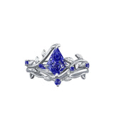 Oseew Kite Cut Tanzanite rings for women(Tanzanite)