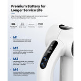 BOB AND BRAD D6 Pro Plus Massage Gun with Heat, 16mm Deep Tissue Percussion, FSA Eligible Professional Muscle Gun for Athletes, HSA Massager with 85lbs Stall Force for Back Pain Relief