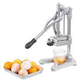 Rismanor Cast-Iron Stainless Steel Manual Citrus Squeezer Orange Juicer Machine Support Commercial & Household For Lemons Limes Grapefruits Pomegranate