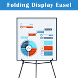 70" Adjustable Aluminum Display Easel Stand, Versatile Tripod Easel, Holds 20 lbs Falling in Art