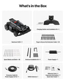 Segway Navimow X450 Robot Lawn Mower Wire Free, for up to 1.5 Acres, 4WD for 84% Slopes, Zero-Turn for Damage-Free Mowing, ORV-Tuned Lawnmower, MowMentum with 2 × 180W Motors, 0.75–4 in Cutting Height