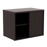 Alera ALELS593020ES Open Office 29-1/2 in. x 19-1/8 in. x 22-7/8 in. Low Storage Cabinet Credenza - Espresso Alera