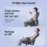 SIHOO M57 Ergonomic Office Chair, Mesh Back Desk Chair with 3D Armrests