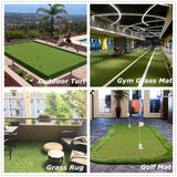 Golf Putting Green Turf 5x10 ft Multi-use Artificial Grass Carpet Indoor Outdoor Rug, Golf Hitting Practice Mat Conscience Trading