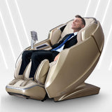 AmaMedic 2026 Revive | 4D Massage | Health Fingerprint Sensor| Massage Chair Zero Gravity| AI Health Detection| 40 Cell Full Body Air Massage | (Beige)