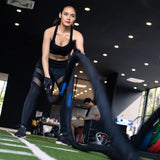 Perantlb 100% Poly Dacron Heavy Battle Rope - 1.5", 30' 40' 50' Lengths - Upgraded Durable Protective Sleeve - Gym Muscle Toning Metabolic Workout Fitness - Anchor Strap Kit Included (1.5" x 30 ft) Perantlb