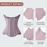 MISTHIN Waist Cincher Corset Sport Girdle Trimmer Double Belt Wrap Waist Trainer Shaperwear Tummy Control Shaper for Women (Purple, XX-Small)