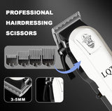 LQT Hair Clippers for Men, Professional Barber Clippers and Trimmer Set, Mens Cordless Clipper, 3 pcs setHair Cutting Kit for Men