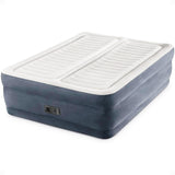 Intex King Air Mattress, Dura-Beam Deluxe 22" Dual Zone Inflatable Bed with Built-in Pump