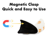 Bitcoin Putter Blade Cover White and Blue Divot Repair Tool