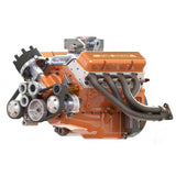 MechPuConToy Mini V8 Engine Model Kit That Runs, 1/6 Scale Water-Cooled V8-OHV-44 PRO 4-Stroke V8 Engine, Build Your Own V8 Metal Engine That Works