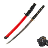 Hand Forged 1045 Wakizashi, Heat Tempered Full Tang Japanese Samurai Sword