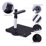 Document Scanners, Book Image Document Camera Scanner USB Adjustable Portable Suitable for Classroom Office Library,Portable scanners for documents