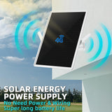 LCLCTEK® Solar Powered 4G LTE Modem Router Up to150-Feet, Outdoor Wireless Router,Mobile Hotspot 2.4GHz Wi-Fi 150Mpbs,2-External Antenna,Modem for Any Operator,Trial Plan Or Insert Sim Card