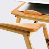 DDYYDS Laptop Lap Desk, Bed Tray of Sturdy with Storage Net, Surface Holder, Adjustable