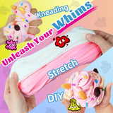 WATERELF Butter Easter Eggs Scented Slime for Girls 10-12, Easter Basket Stuffers Big Slime for Kids Boys Party Favor Stress Relief, Special Toys for Birthday Present - 5.29 Oz - BS002-Yogurt Bowl
