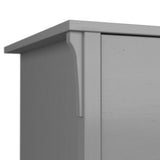 Bush Furniture Salinas 5 Shelf Bookcase in Cape Cod Gray, Tall Bookshelf, Large Book Shelf for Living Room, Home Office, or Entryway Bush Furniture
