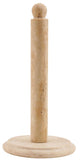 SPESHSTONES Travertine Paper Towel Holder 12.5 Inch Handmade Marble Freestanding Paper Towel Stand with Non-Slip Weighted Base for Kitchen & Bathroom Counter