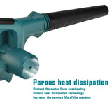 LIKI 20V Brushless Cordless Leaf Blower with 2.0Ah Battery & Fast Charger | 2-in-1 Sweeper/Vacuum, 3-Speed Adjustable