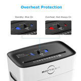 White Shredders for Home Office, 10-Sheet Cross Cut Paper Shredder for Home Use, P-4 Security Level, Small Quiet Credit Card Shredders for Office with Jam Proof System, 4 Gallons Bin (S3201-W) BONSEN