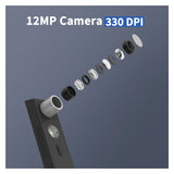 1200 Pro Portable Document Scanner 12MP 330DPI 60PPM Fast Scan 1s/Pa Paper Protection No Jam/No Scratch, Easy-to-Use