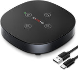 USB Speakerphone Microphone, Conference Speaker Omnidirectional Computer Mic, with 360º Voice Pickup, Touch-Sensor JOUNIVO
