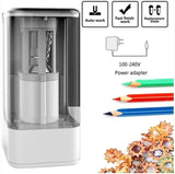 Electric Pencil Sharpener Fully Automatic Rechargeable Pencil Sharpener Heavy-Duty