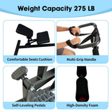 Fairgom Stretch Machine, Home Gym Full Body Stretching Equipment for Lumbar Stretching, Lower Back Pain, Leg Stretch, Rehab, Flexibility and Improved Posture Correction-Straps Included