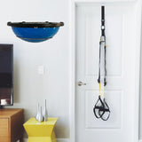 Pmsanzay Wall Mounted Half Ball Balance Trainer Holder, Sturdy Stainless Steel Balance Trainer Storage Rack, Half Yoga Exercise Ball Display Holder for Home Gym,Studios - No Balance Trainer Pmsanzay