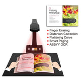 QERTYHJK Portable 18MP Doc Cam Book Scanner, A3 Document with OCR Visualizer