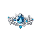 Topaz Wedding ring set (Topaz)