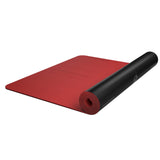 Peloton Reversible Workout Mat | 71” x 26” with 5 mm Thickness, Premium Heavy-Duty Floor & Yoga Mat, Tear & Scratch Resistant,Black, Red Peloton