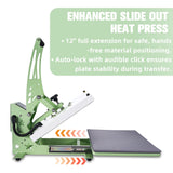 CoolSub Heat Press 15x15 Slide Out Heat Press Machine