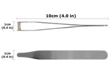 Seki Japan Ear Hair Trimmer Clipper Cutter Tweezers Shape with Spring Safe Design for Hair Removal, Japanese Stainless Steel