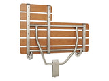 Seachrome SSR-320225-PT 32-inch ADA Folding Shower Seat Right-Handed, Teak