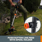 Worx String Trimmer/Edger/Lawn Mower 3-in-1 Grass Trimmer GT Revolution 20V 12" (2 Batteries & Charger Included)