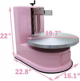 FYLFANYAN Electric Machine for Decorating Cakes, Electric Machine for Smear for Cakes, Commercial Machine to Decorate Cakes with Electronic Control Panel for 4 to 16 Inches, 60 W ~/