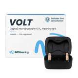 MDHearing VOLT OTC Hearing Aids for Seniors – Behind-the-Ear Hearing Aids