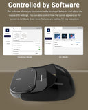 Cheerdots2 Touchpad Bluetooth Mouse with Presentation Mode, Detachable & Portable Design, Smart Software Control, Wireless Mouse for Meetings, Remote Work & Travel（Basic）