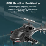 MechPuConToy RC Helicopter Model, AW-911 Air - Wolf 1/34 Scale 2.4G 9CH Flybarless RC Aircraft Model with 6G/3D Stunt Mode and GPS Positioning (RTF Version)