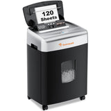 Bonsaii Paper Shredder for Office, 120-Sheet Autofeed Heavy Duty Shredder for Home Office Use