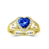 Oseew 2027 10K Class Ring High School College Graduation