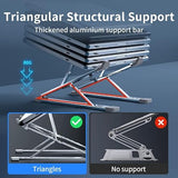 Adjustable Laptop Stand Aluminum for Tablet Support Notebook Stand TableLaptop Holder Cooling pad