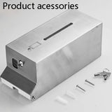 SUREK Automatic Soap Dispenser Stainless Steel Soap Dispensing Wall Mount Lotion Dispenser Battery Operated 800ml/28.1oz